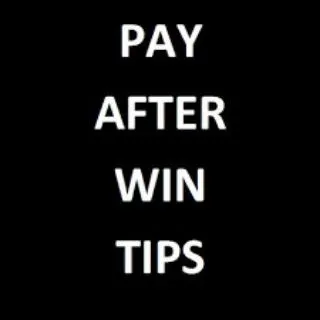 Pay after winning