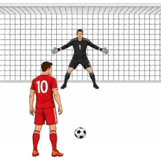 Football penalty shootout game