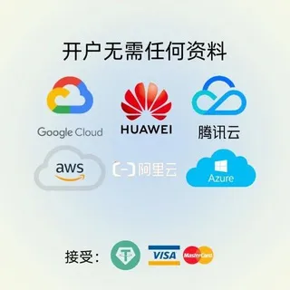 代开户与账单支付 阿里云/腾讯云/aws/谷歌云/微软云